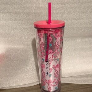 2025 Starbucks x Roller Rabbit Pink Monkey Tumbler Cup New Limited Edition